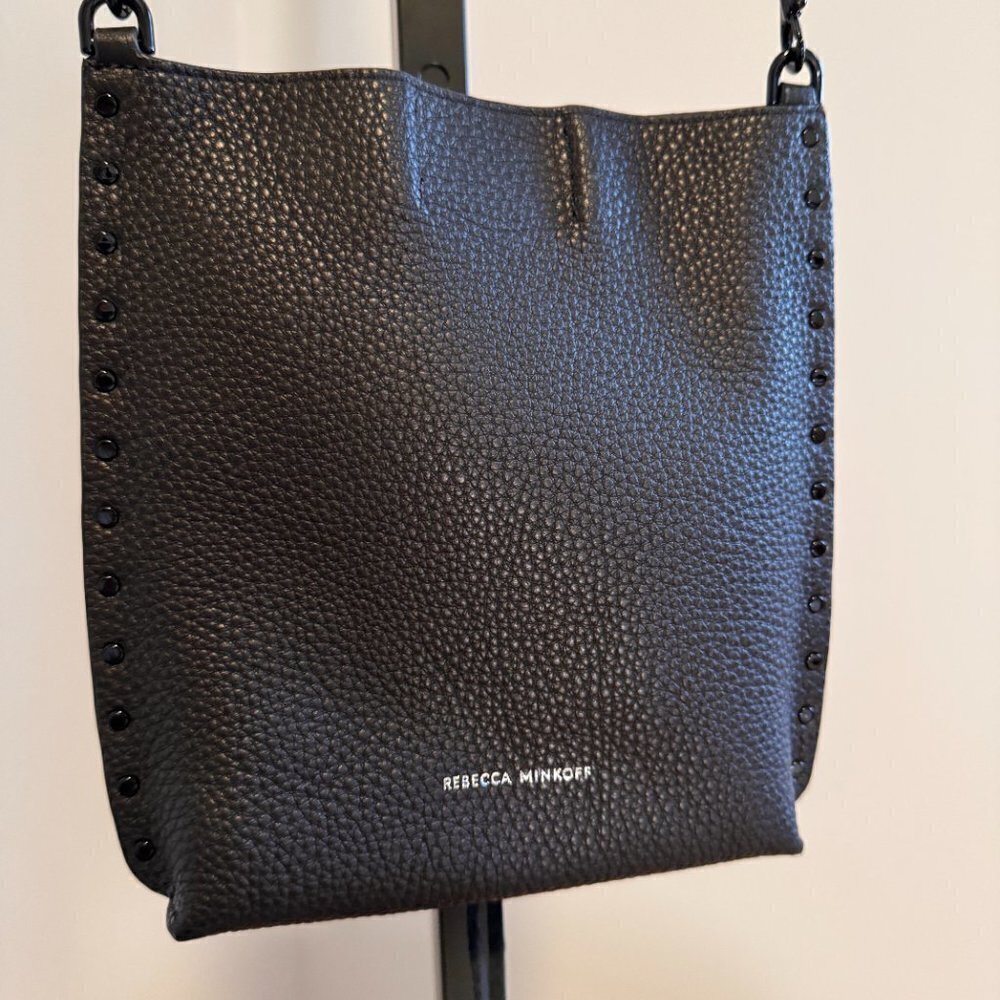 Rebecca Minkoff Darren North/South Leather Crossbody Bag - Picture 4 of 6